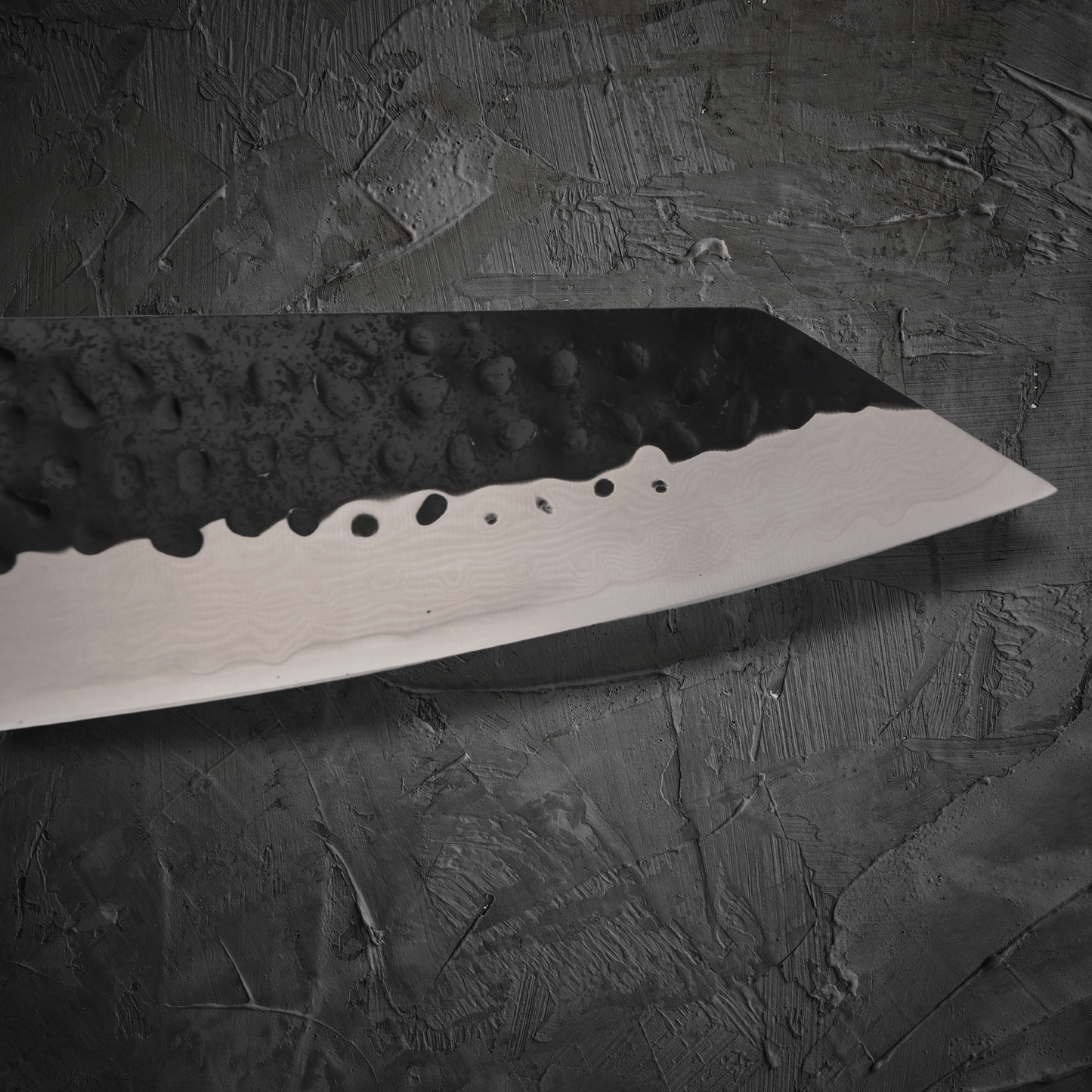 Face of the Kitchen Damascus Santoku Knife